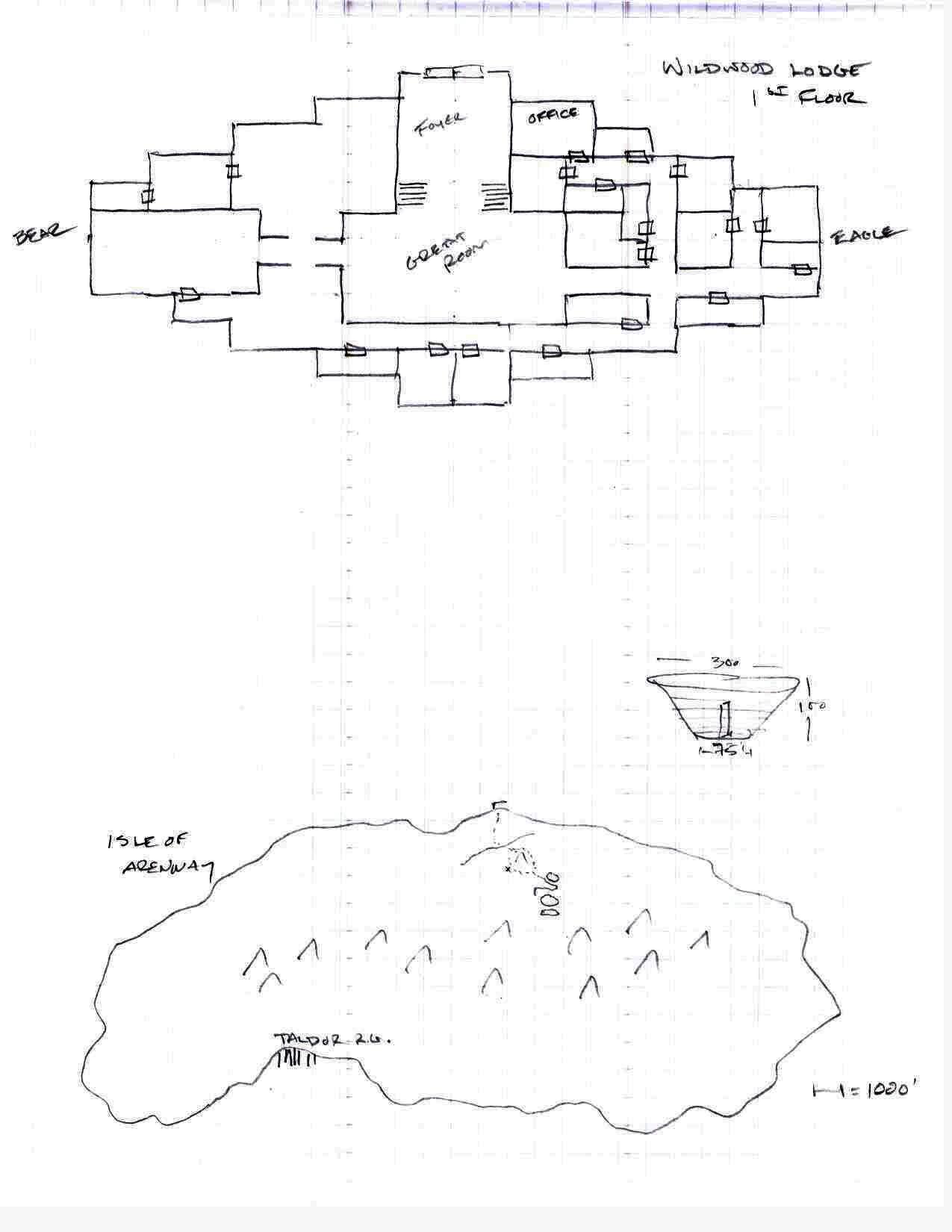 Arenway Wildwood Lodge map